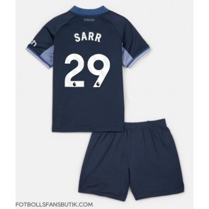 Tottenham Hotspur Pape Matar Sarr #29 Replika Bortatröja Barn 2023-24 Kortärmad (+ Korta byxor)